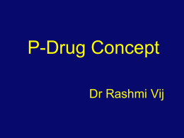 P(ersonal) Drug Concept