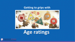 Age ratings presentation (PPTX)