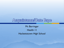 Date Rapex - Hackettstown School District