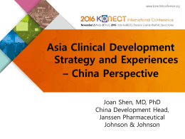 S6-3_Joan Shen_Clinical Development in China Myths and Facts