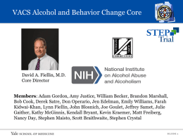 Alcohol and Behavior Intervention Core