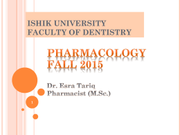 1 Pharmacology