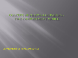 concept of pharmacokinetics