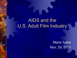 AIDS and the Adult Film Industry