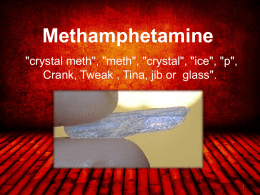 Methamphetamine - Tri County Women`s Centre