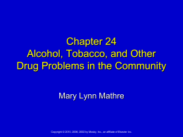 Ch.24.Alcohol.Tobacco.and Others