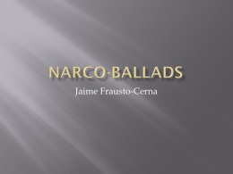 Narco-Ballads