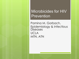 Microbicides for HIV Prevention