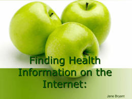 Accessing Critical Health Care Information