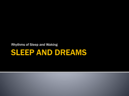 Sleep and Dreams - Mayfield City Schools