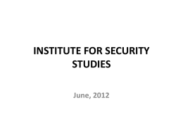 Corruption Trends cont… - Institute for Security Studies