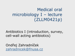 Primarily bactericidal antibiotics