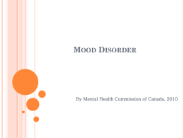 About Mood Disorder