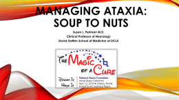 Soup to Nuts - National Ataxia Foundation
