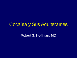 Cocaína y sus adulterantes