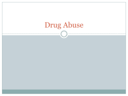 Drug Abuse