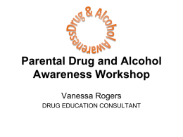 Drug and Alcohol Awareness - Hertfordshire Grid for Learning