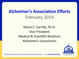 Presentation - American Society for Experimental NeuroTherapeutics