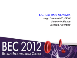 2. Critical Limb Ischemia