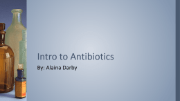 Antibiotics Intro PPT