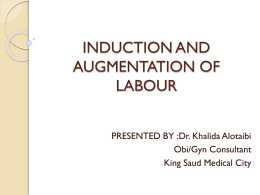 Induction of labor