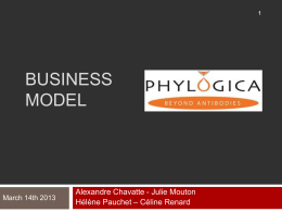 Phylogica - Moodle Lille 2