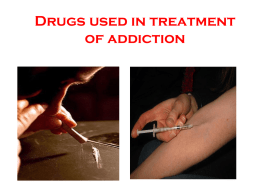 Drugs used in treatm..