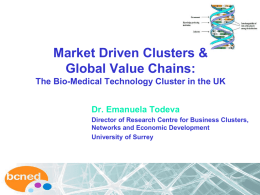 16 Market Driven Clusters and GVC
