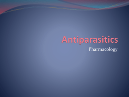 Antiparasiticsx