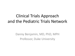 Optimizing Pediatric Clinical Trial Design