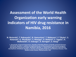 Assessment of the World Health Organization ealy warning
