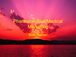 Pharmaceutical/Medical Marketing - Westbrooks-Wiki