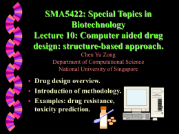 Lect 10:Computer aided drug design: structure-based