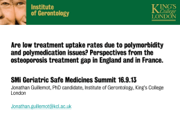 Ageing and treatment gaps 2013 09 13