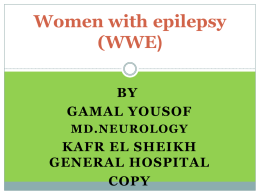 epilepsy and woman