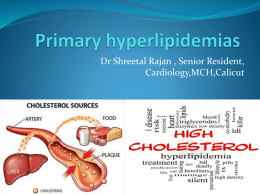 Primary hyperlipidemias