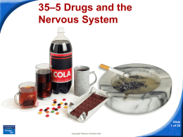 35–5 Drugs and the Nervous System