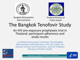 The Bangkok Tenofovir Study