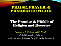 Praise, Prayer, and Pharmaceutical 2016 handout version