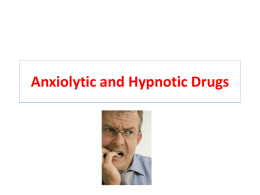 Anxiolytics and Hypnotics
