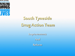Improvements to Prescribed Services for Drug and Alcohol Users in