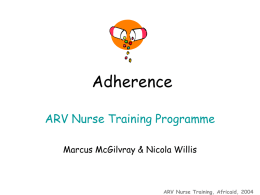 Module 5: Adherence - I-TECH