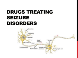 Drugs Treating Seizure Disorders