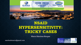 nsaid hypersensitivity: tricky cases