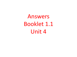 Answers booklet 1.1x