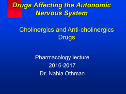 cholinergic drugs