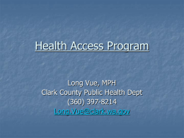 Health Access Program