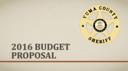 2016 Budget Proposal How to view this presentation