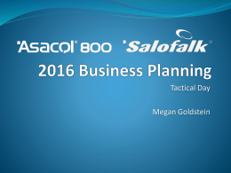 2016 Business Planning