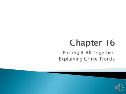 CRIM3350 Lecture Sixteenx